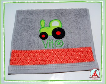 Guest towel with name & motif Towel