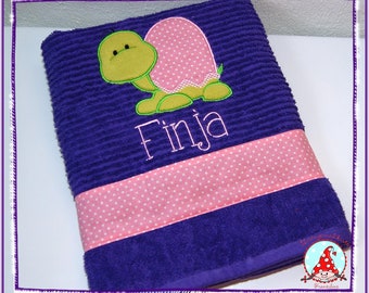 Handtuch 50x100cm mit Name und Motiv Towel