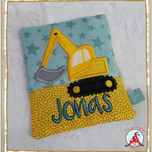 Beulentröster mit Name & Wunschmotiv Coolpack Kühlhülle Kühlakku Kühlpad Beule Tasche Tröster Bagger