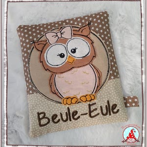 Personalized bump comforter with name & custom design, cool pack, cooling sleeve, cooling element, cooling pad, bump, owl bag, comforter, tooth fairy
