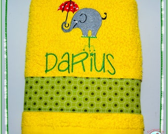 Handtuch 50x100cm mit Name und Motiv Towel