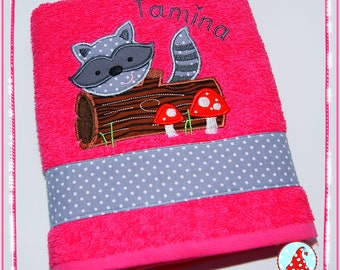 Handtuch 50x100cm mit Name und Motiv Towel