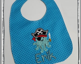 Baby bib with name and motif Latz Bib