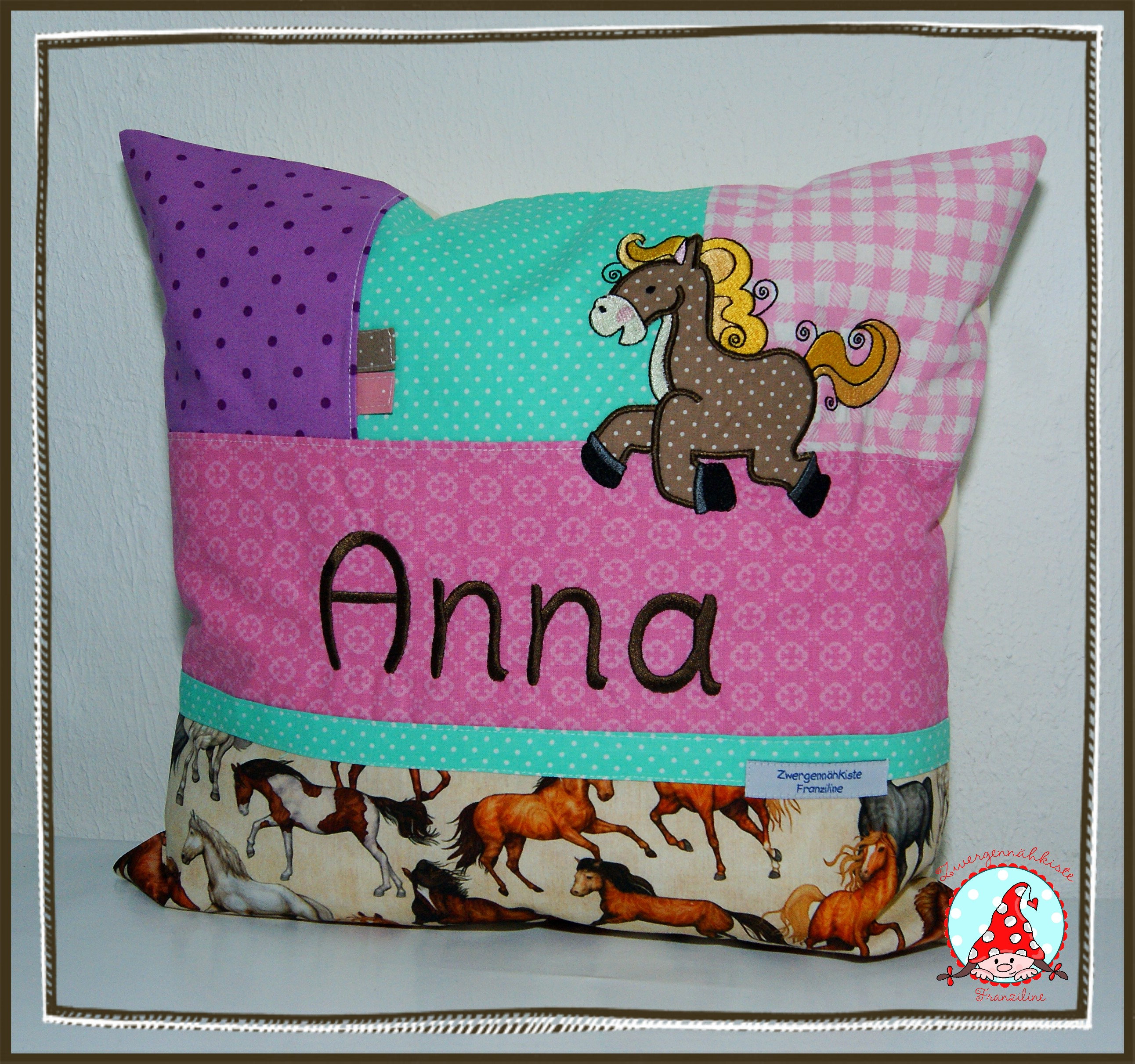 Name Cushion Patch Pillow Case With Name & Motif 40x40 Cuddly Etsy UK