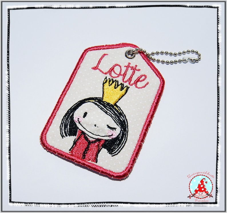 Name tags with name sloth and motif pendant ranzen school bag sugar bag suitcase pendant