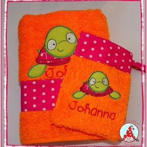 Handtuch & Waschlappen im Set mit Name und Motiv Waschhandschuh Towel Bild 9