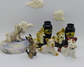 Scottish terrier figurines