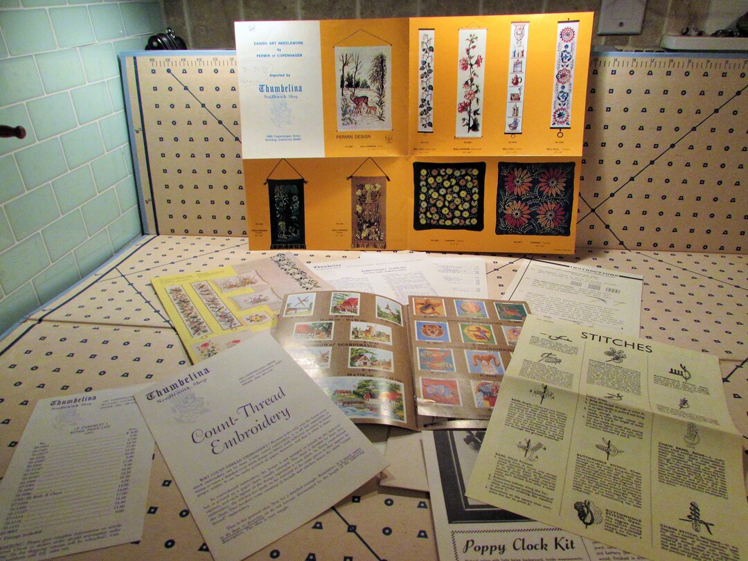 Thumbelina Needlework Catalogs Etsy