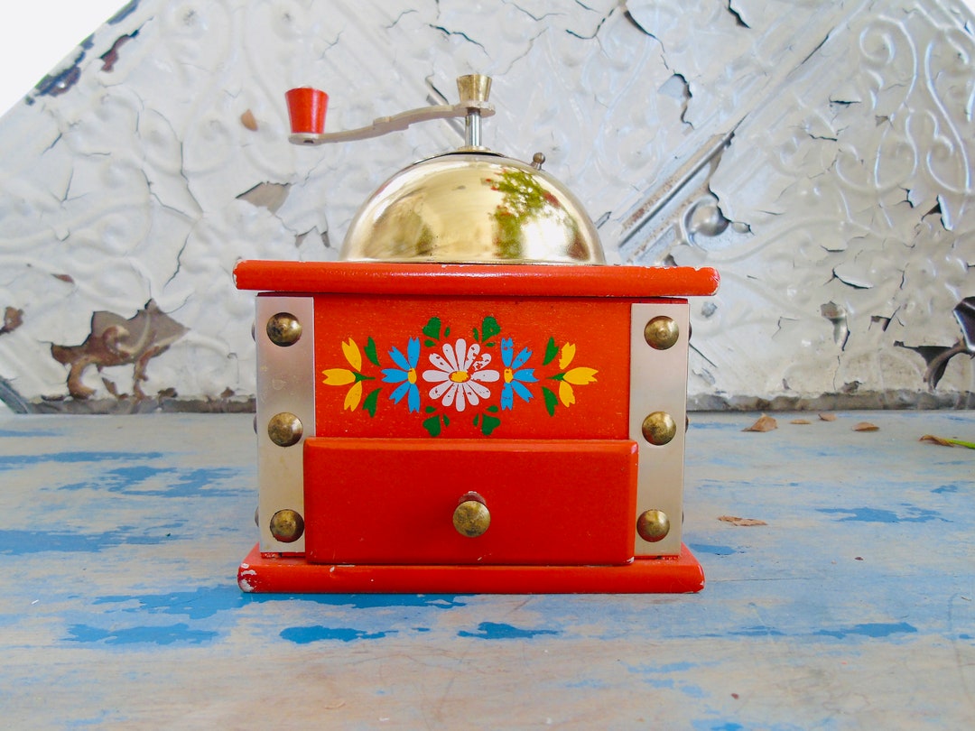 Kitschy 70's Manual Coffee Grinder Etsy