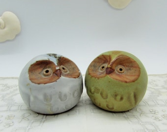 owl salt and pepper shakers