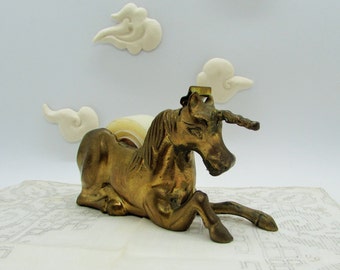 brass unicorn tape dispenser