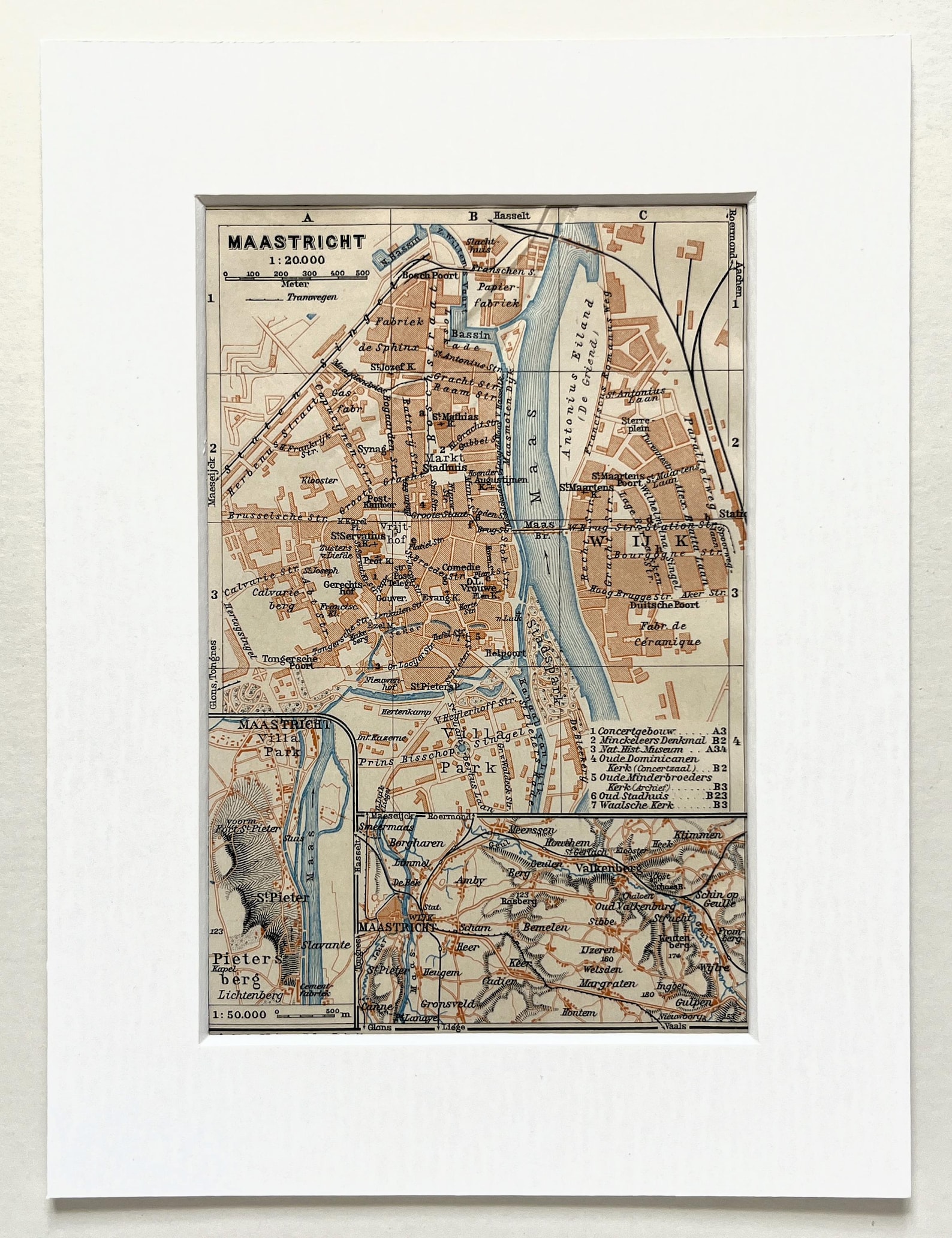 Plano de la ciudad de MAASTRICHT - Il 1588xN.6885640920 D8fl