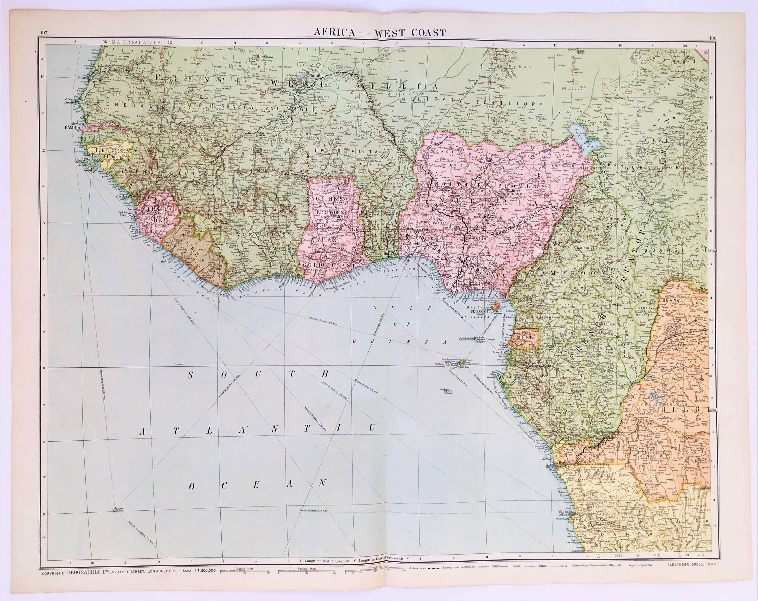 Gold Coast Map Africa