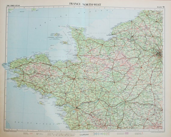 carte du nord ouest de la france