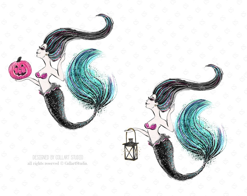 Free Free 146 Halloween Mermaid Svg SVG PNG EPS DXF File