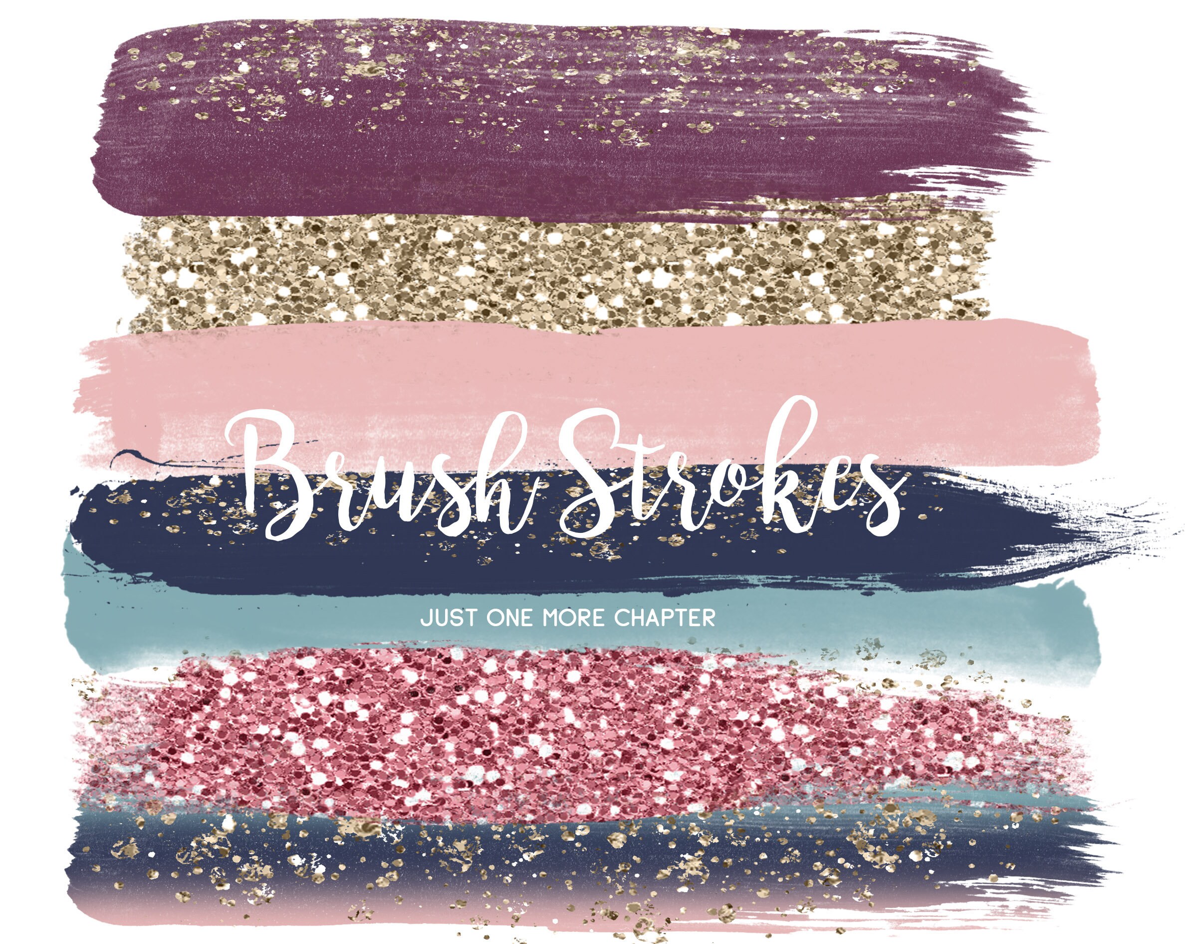 brush strokes clip art paint brush clipart glitter stickers etsy india