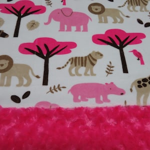 Baby Blanket, Personalized Baby Girl  Blanket, Pink  Baby Girl Blanket, Minky  Baby Gift, Baby Shower Gift, Minky Baby Girl Blankets,