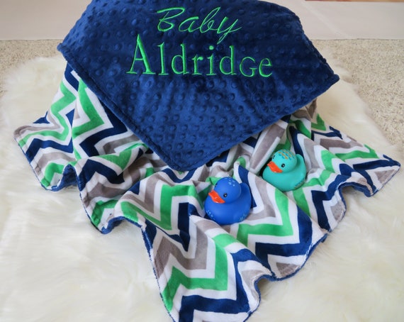 personalized baby boy blankets etsy