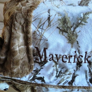 Babydeken, camouflage babydeken, gepersonaliseerde deken pasgeborene, cadeau babyjongen, cadeau babyshower, camouflage babybeddengoed, wiegdeken