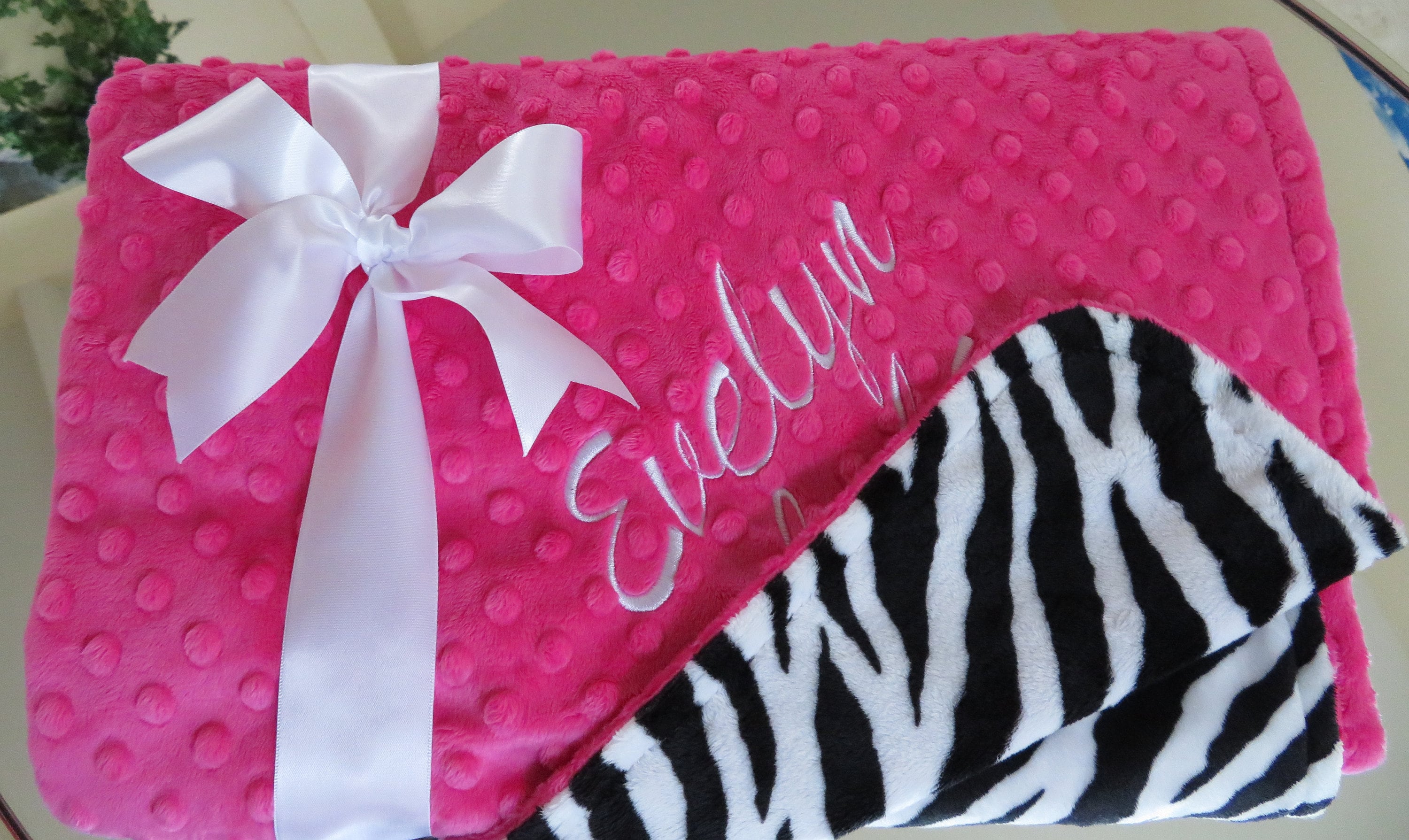 Zebra Pink Blanket Singapore