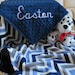 Baby Boy, Baby Blanket, Baby Blanket Personalized, Navy Blue Baby Boy Blanket, Baby Gift, Baby Shower Gift, Minky Baby Blankets 