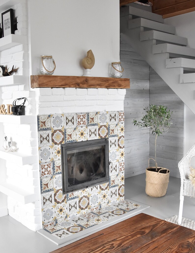 Kamin Balken Scheune Schwimmende Mantel Regal zurückgefordert | Etsy