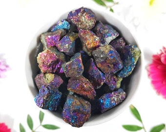 Raw Peacock Ore Crystal  | Natural Rough Crystals | Unpolished Gemstone Chunk | Metaphysical Gift