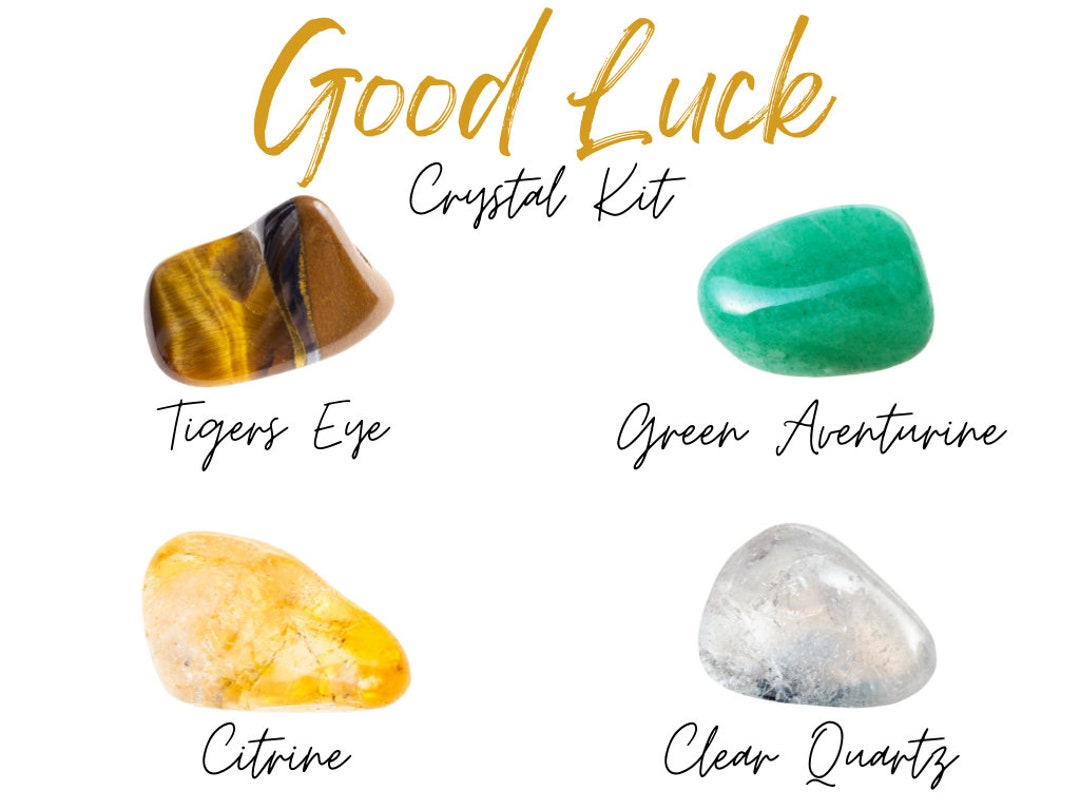 Good Luck Crystals Tumblestone Kit Crystals for Beginners Good Luck