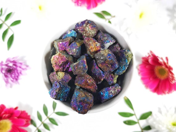 Raw Peacock Ore Crystal  | Natural Rough Crystals | Unpolished Gemstone Chunk | Metaphysical Gift