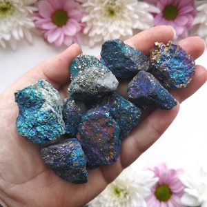 Raw Peacock Ore Crystal | Natural Rough Crystals | Unpolished Gemstone Chunk | Metaphysical Gift image 3