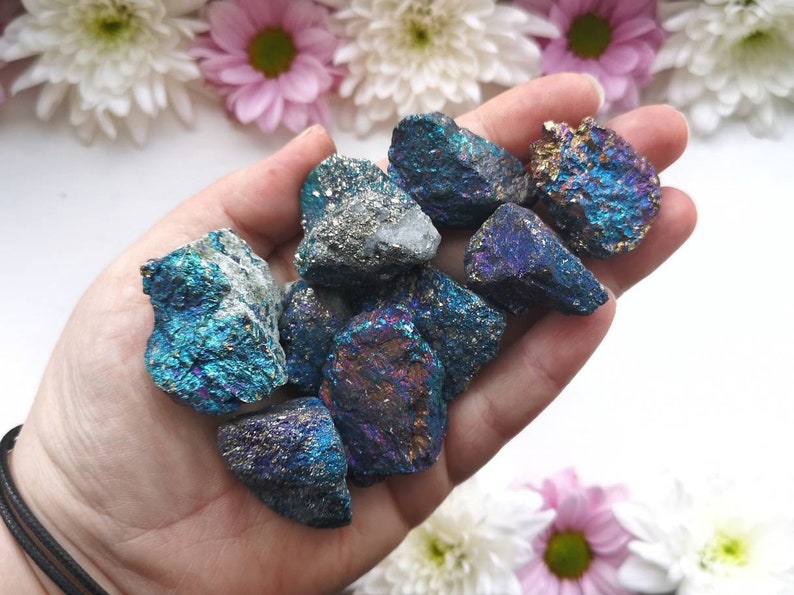 Raw Peacock Ore Crystal | Natural Rough Crystals | Unpolished Gemstone Chunk | Metaphysical Gift image 3