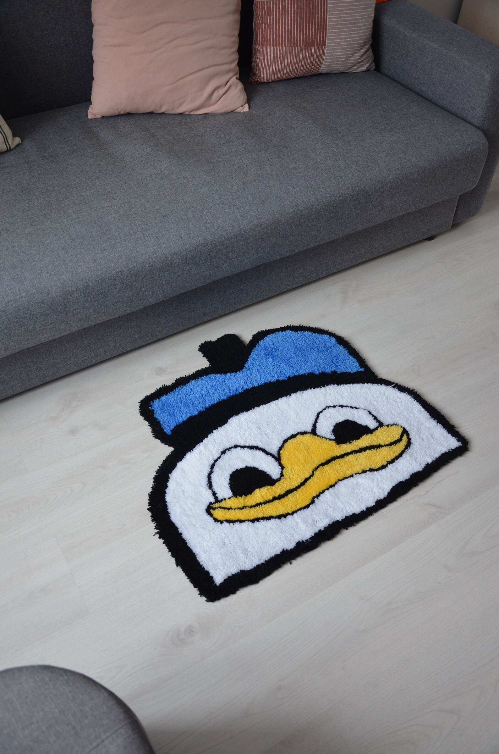 Custom Rug Donald Duck Custom Carpet Custom Rugs Know Your Etsy