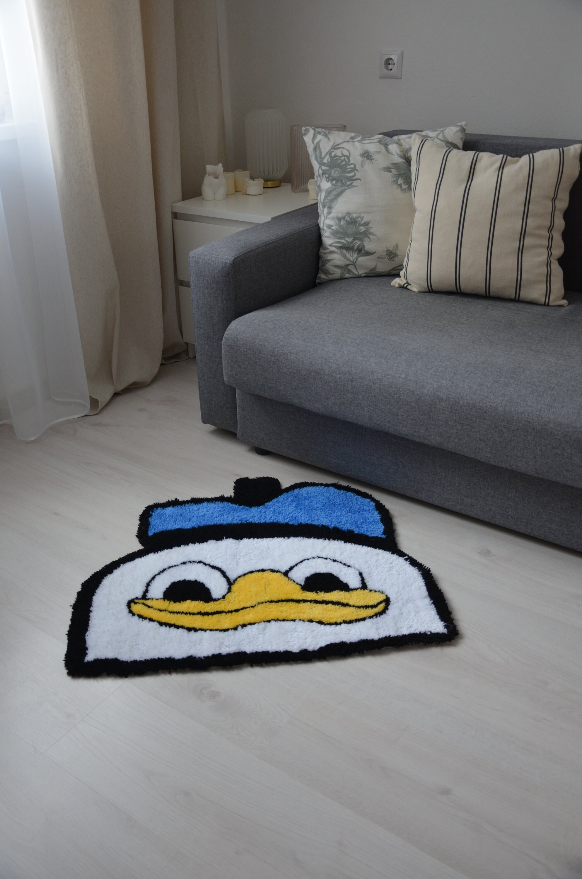 Custom Rug Donald Duck Custom Carpet Custom Rugs Know Your Etsy