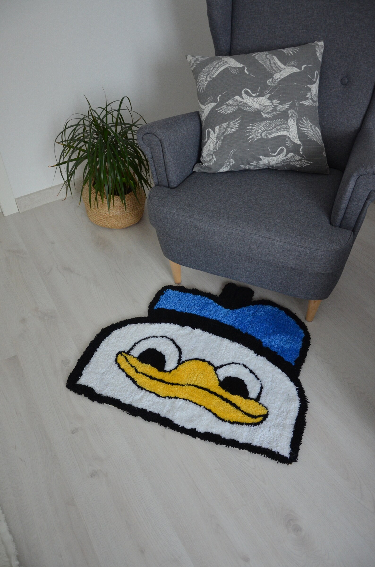 Custom Rug Donald Duck Custom Carpet Custom Rugs Know Your Etsy