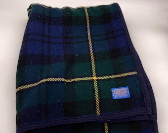 Vintage Pendleton deken van scheerwol Oregon, VS 66 x 86