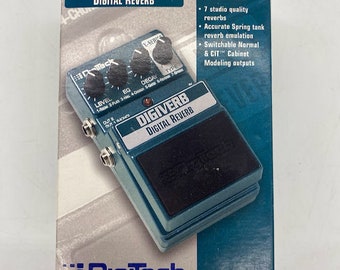 DigiTech XDV DigiVerb near mint w/box, manual & catalog