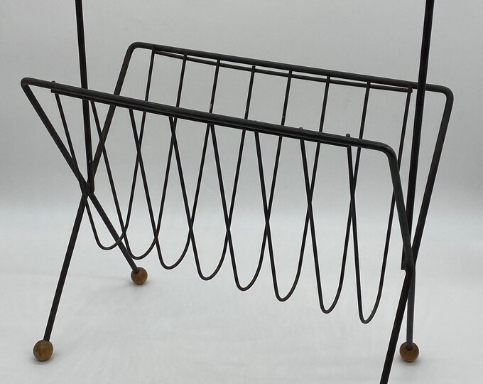 Mid Century Modern Tony Paul Magazine Rack - Etsy