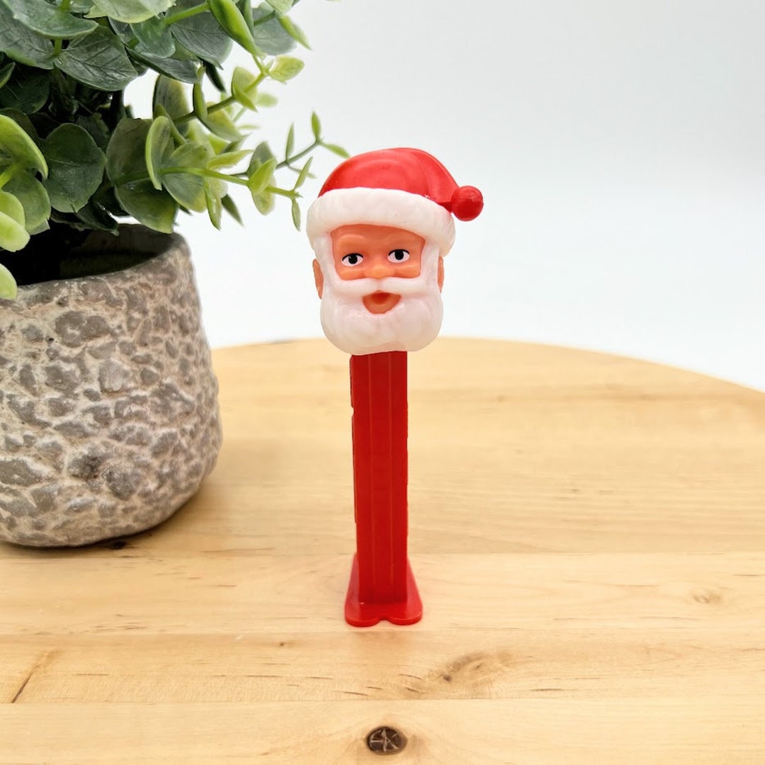 Vintage 1980's SANTA Pez Dispenser With Feet in Great Condition Etsy