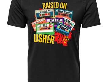 Usher 90's R&B T- Shirt , Favorite Songs, Confessions