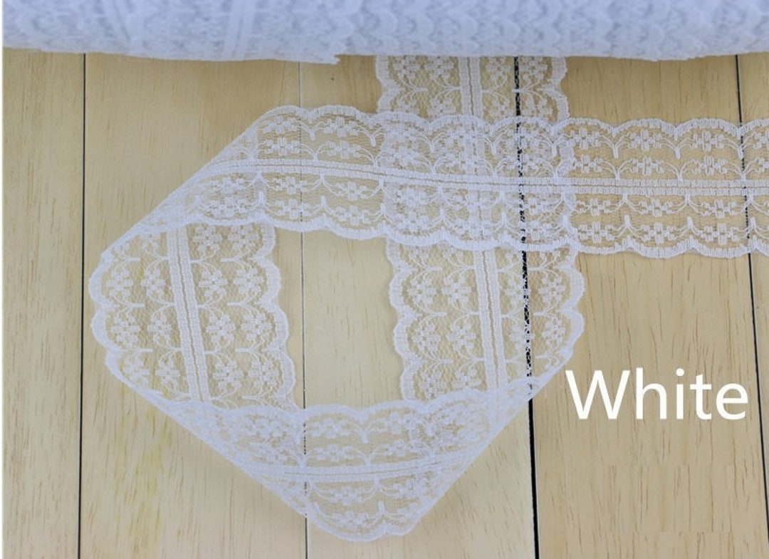 White Sewing Lace Ribbon for Decoration/embroidered/lace Etsy