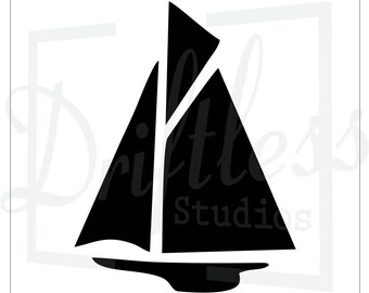 sailboat stencil etsy