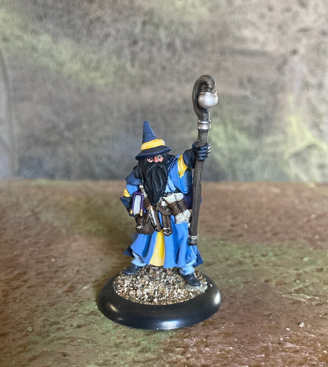 Hand Painted Reaper Miniatures Luwin Post Wizard DND Miniatures Table ...