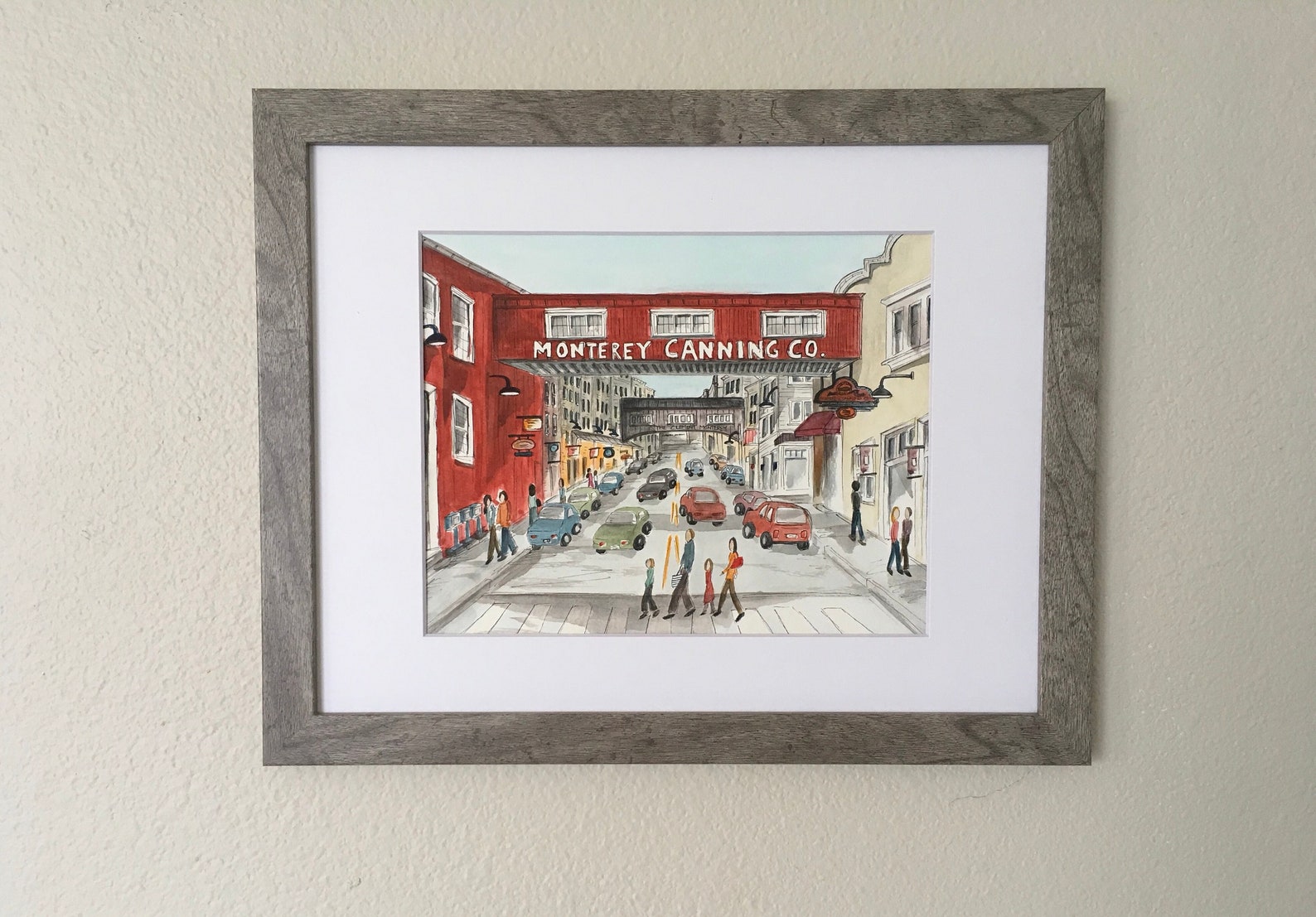 Monterey Art Bay Area Art Print Whimsical Art Print Travel Etsy