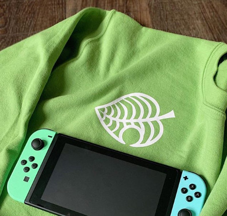 acnh printed fleece sweater