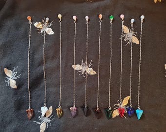 Pendule en verre coloré | Divination | Sorcière | Magie