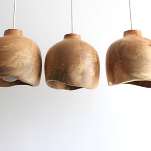 pendant light, wooden hanging light, dining room lamp shade, natural kitchen island chandelier