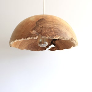 Wood pendant light large for kitchen island, rustic chandelier lighting for dining room image 4