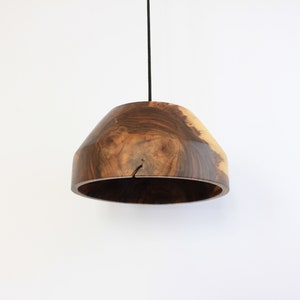 hanging modern pendant light, rustic flush mount lights, walnut chandelier lamp image 6