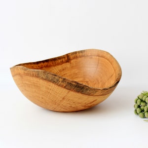 Obst-Holzschale Eiche dekorative Geschirr handgefertigt | Etsy