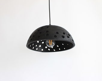 flush mount ceiling light, black wood pendant light,  kitchen island lamp shade yakisugi, scandinavian chandelier